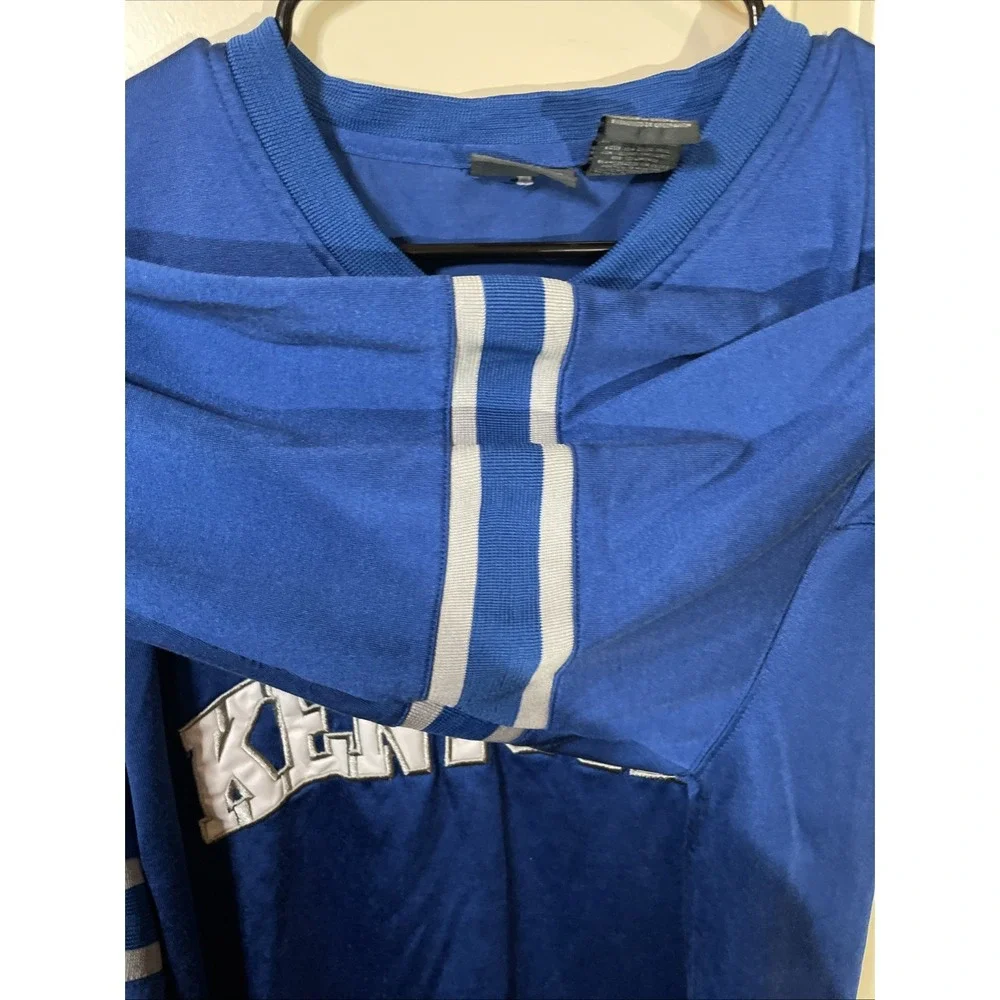 Men's Large Active University Of Kentucky Wildcats Blue Sweatshirt Polyester‎